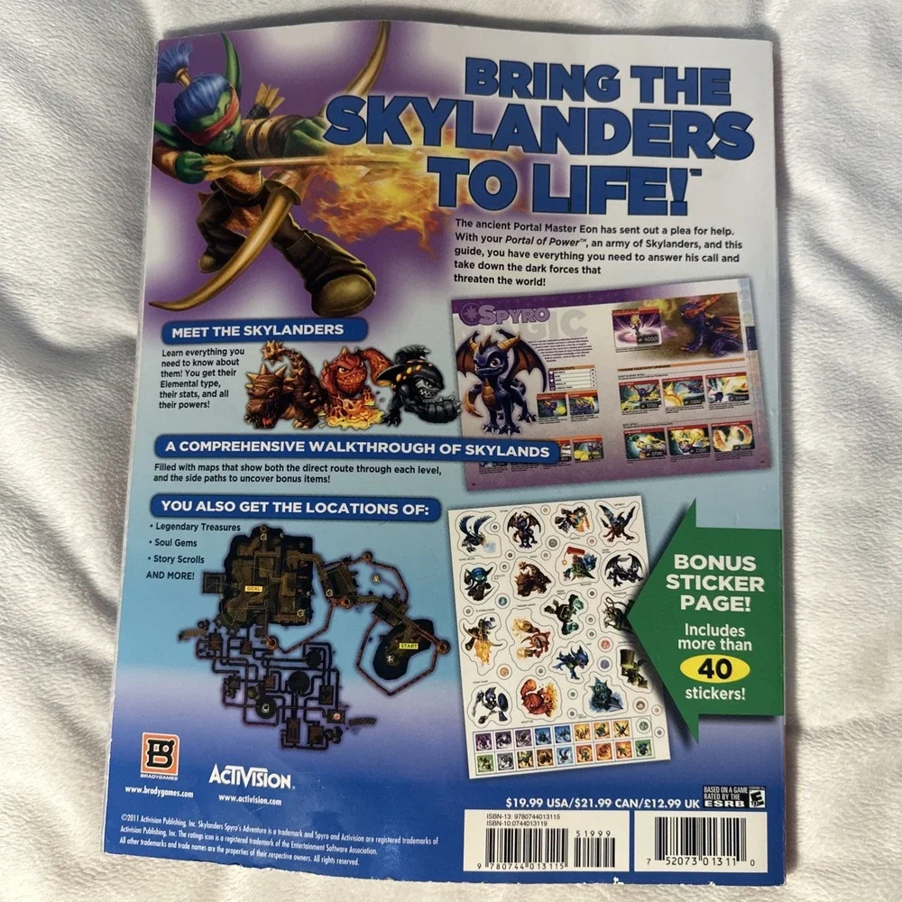 Skylanders Spyro's Adventure Official Strategy Guide by BradyGames